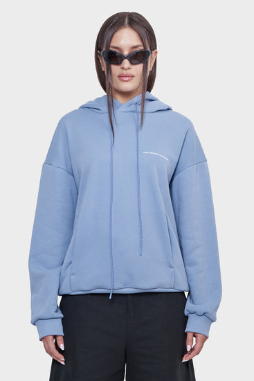 damskie#@Bluza HOODIE RIGHT niebieska