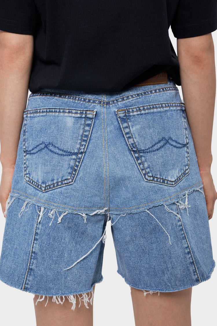 DENIM SHORT shorts blue