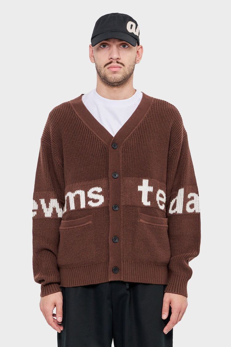meskie#@Sweter CARDIGAN brązowy