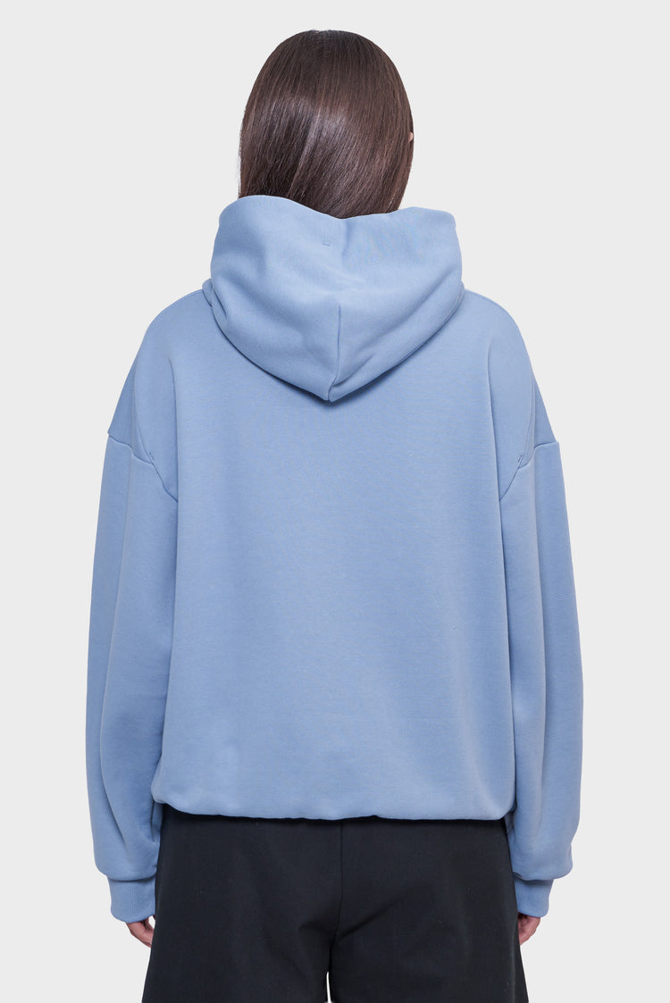 damskie#@Bluza HOODIE RIGHT niebieska