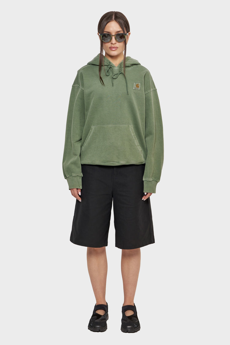 HOODED NELSON SWEAT green sweatshirt