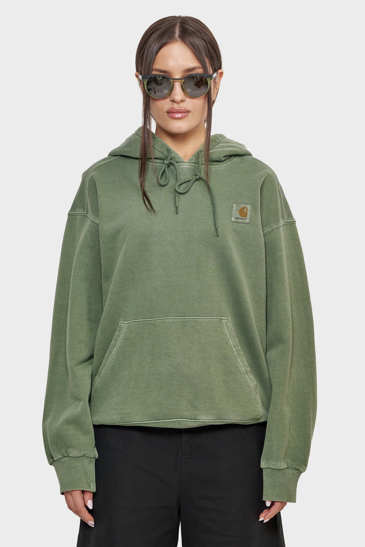 HOODED NELSON SWEAT green sweatshirt