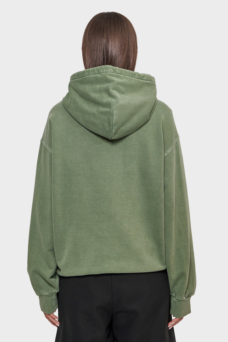 HOODED NELSON SWEAT green sweatshirt