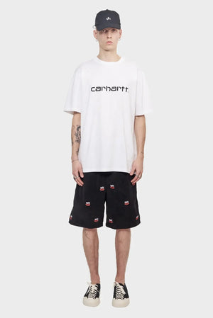 meskie#@Szorty SEX LOGO AOP EMBROIDERED czarne