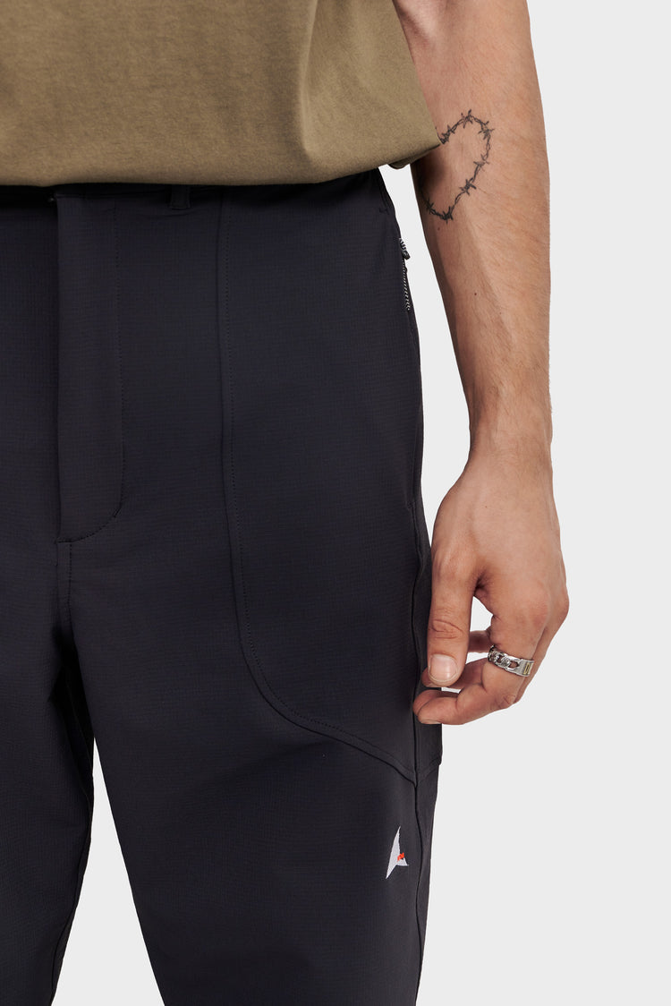 NYLON STRETCH trousers black