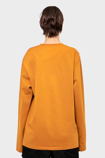 damskie#@Longsleeve BLANK pomaranczowy