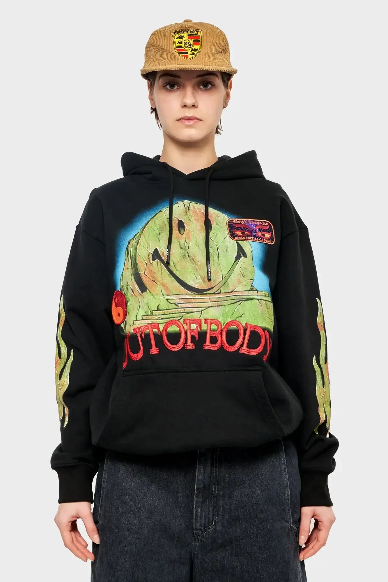 Bluza SMILEY OUT OF BODY czarna