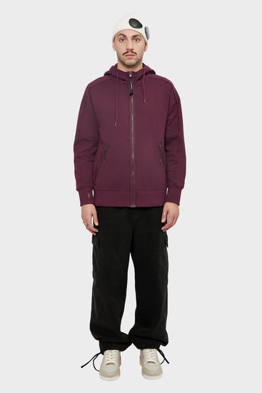 meskie#@Bluza DIAGONAL RAISED FLEECE fioletowa