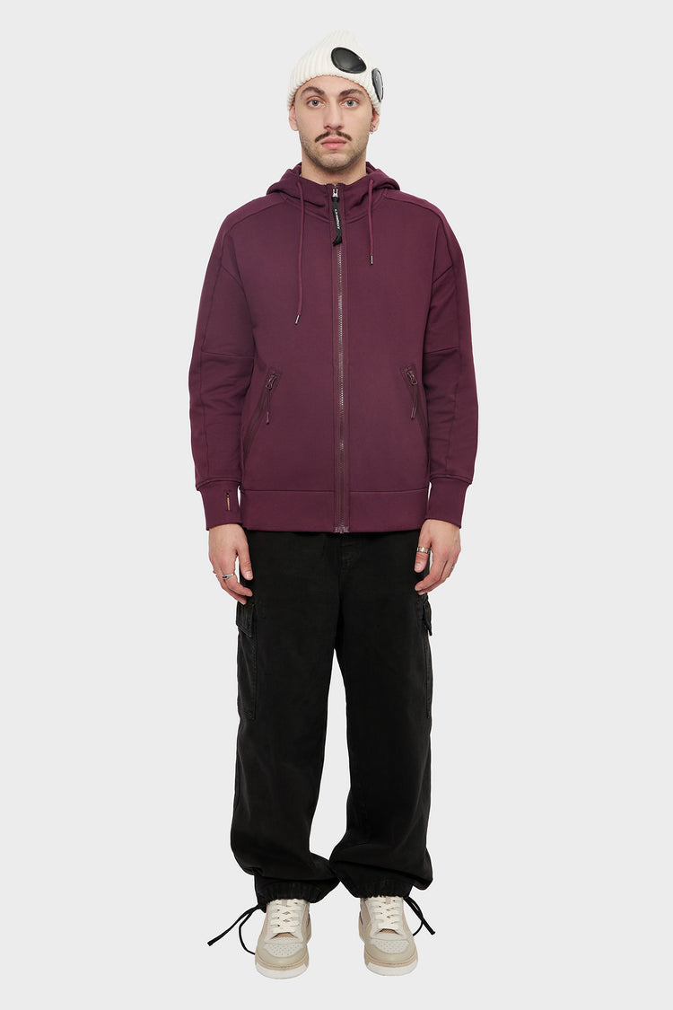 meskie#@Bluza DIAGONAL RAISED FLEECE fioletowa