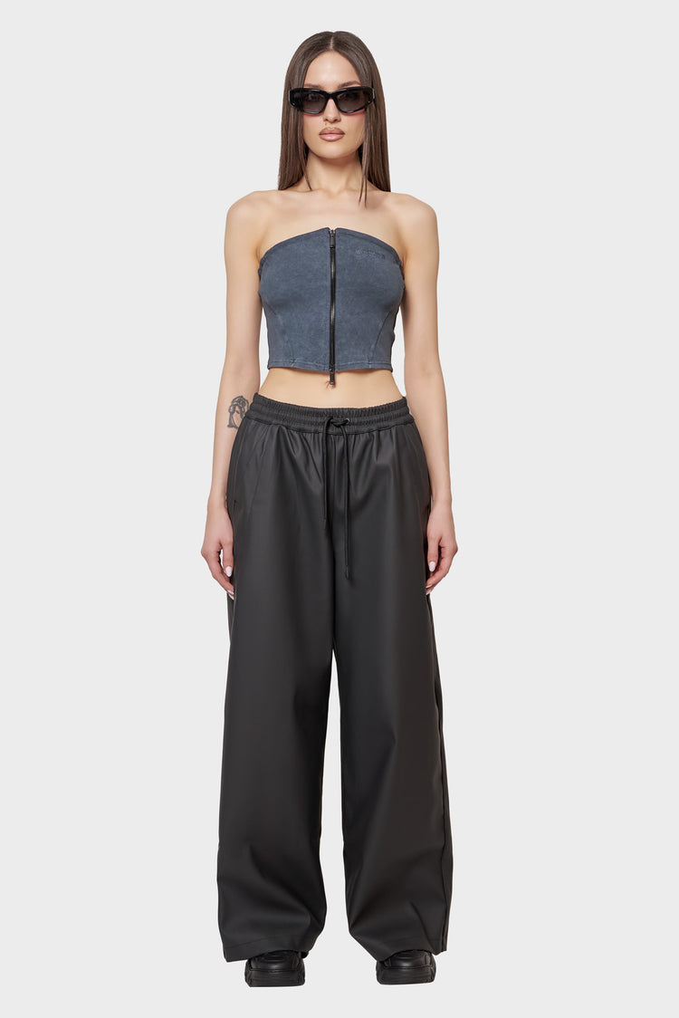 Top JERSEY TUBE TOP szary