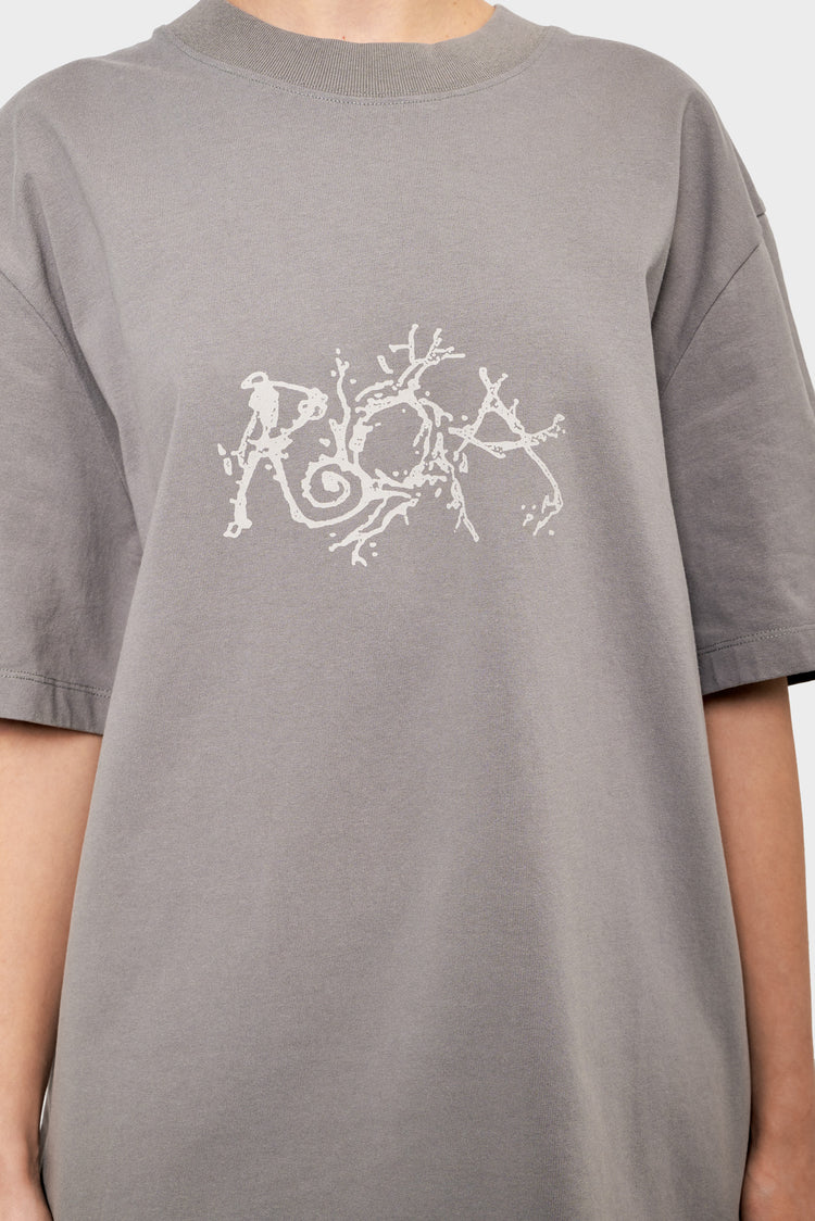 GRAPHIC BOXY T-shirt gray