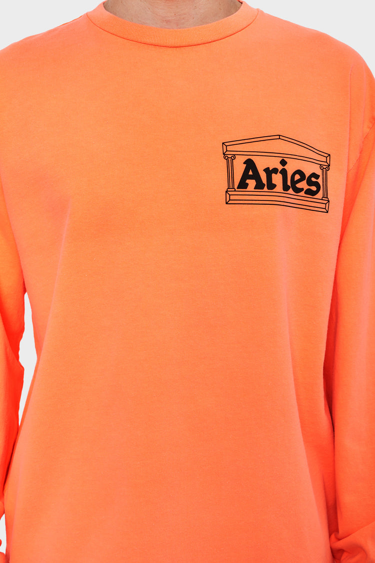 Longsleeve TEMPLE FLUORO orange