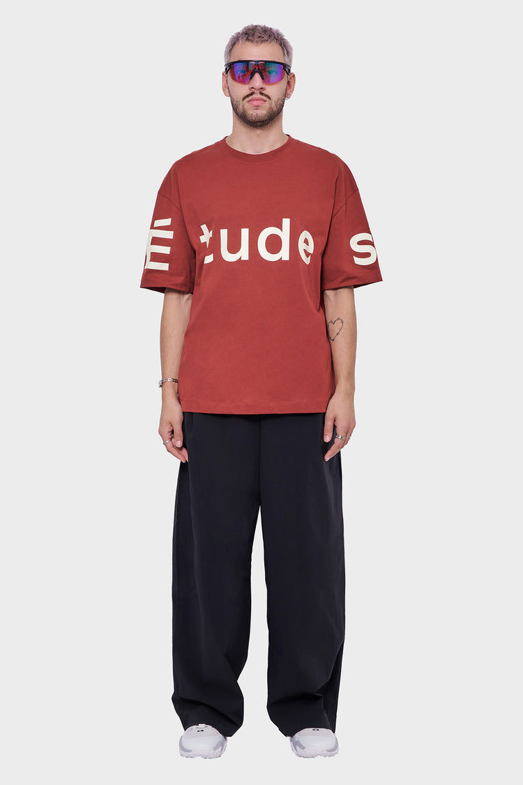 RELAX BIG ETUDES red T-shirt