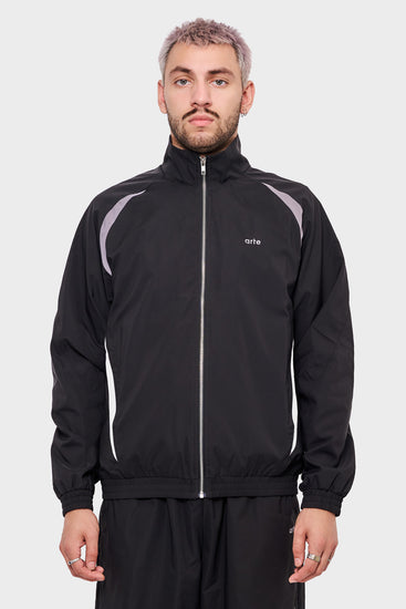 meskie#@Bluza TWO-TONE TRACKSUIT czarna