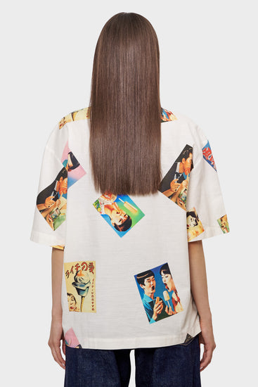 damskie#@Koszula AISUKURIMU SHIRT SS multikolorowa