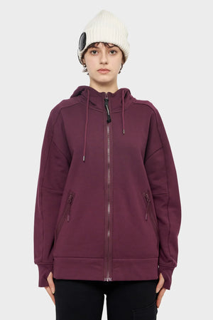 damskie#@Bluza DIAGONAL RAISED FLEECE fioletowa