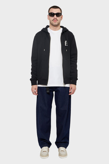 meskie#@Bluza REGULAR ZIP E czarna