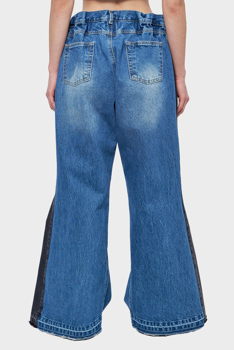 BAGGY JEANS trousers blue/black