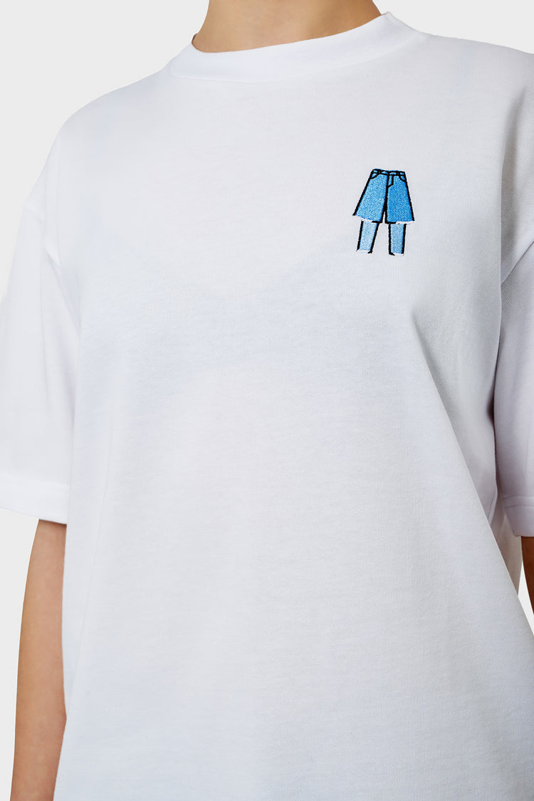 DEMI LOGO T-shirt white