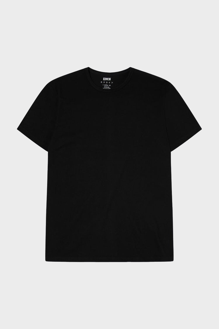 DOUBLE PACK TEE black