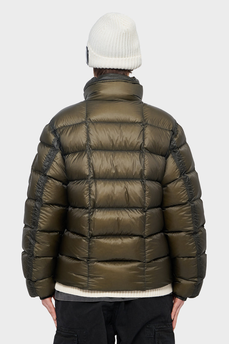 damskie#@Kurtka HOODED SHORT DOWN zielona