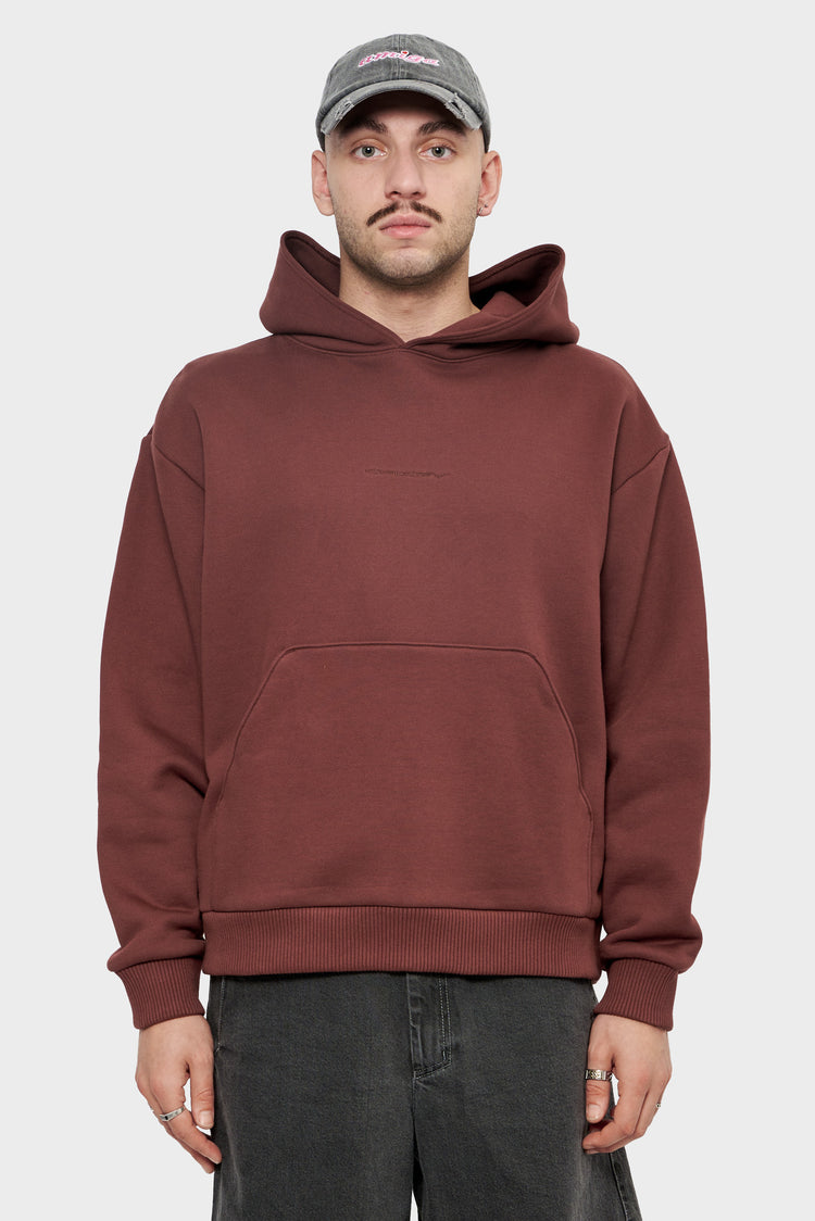 meskie#@Bluza SOHO PO HOODIE 3.0 bordowa