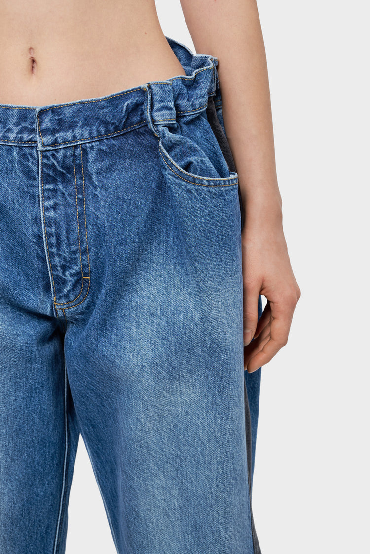 BAGGY JEANS trousers blue/black
