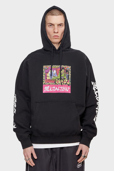 meskie#@Bluza KOUICHI MATSUDA HOODIE SWEAT czarna