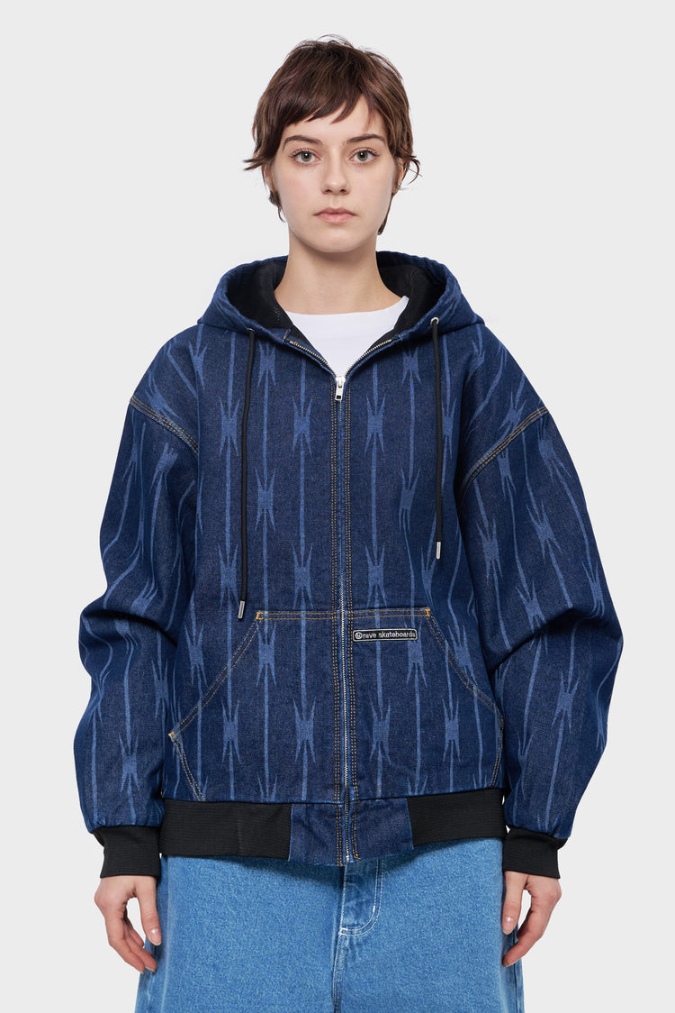 damskie#@Kurtka BOYD DENIM niebieska