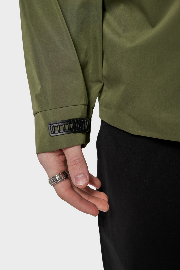 LASER CUT FIELD jacket green