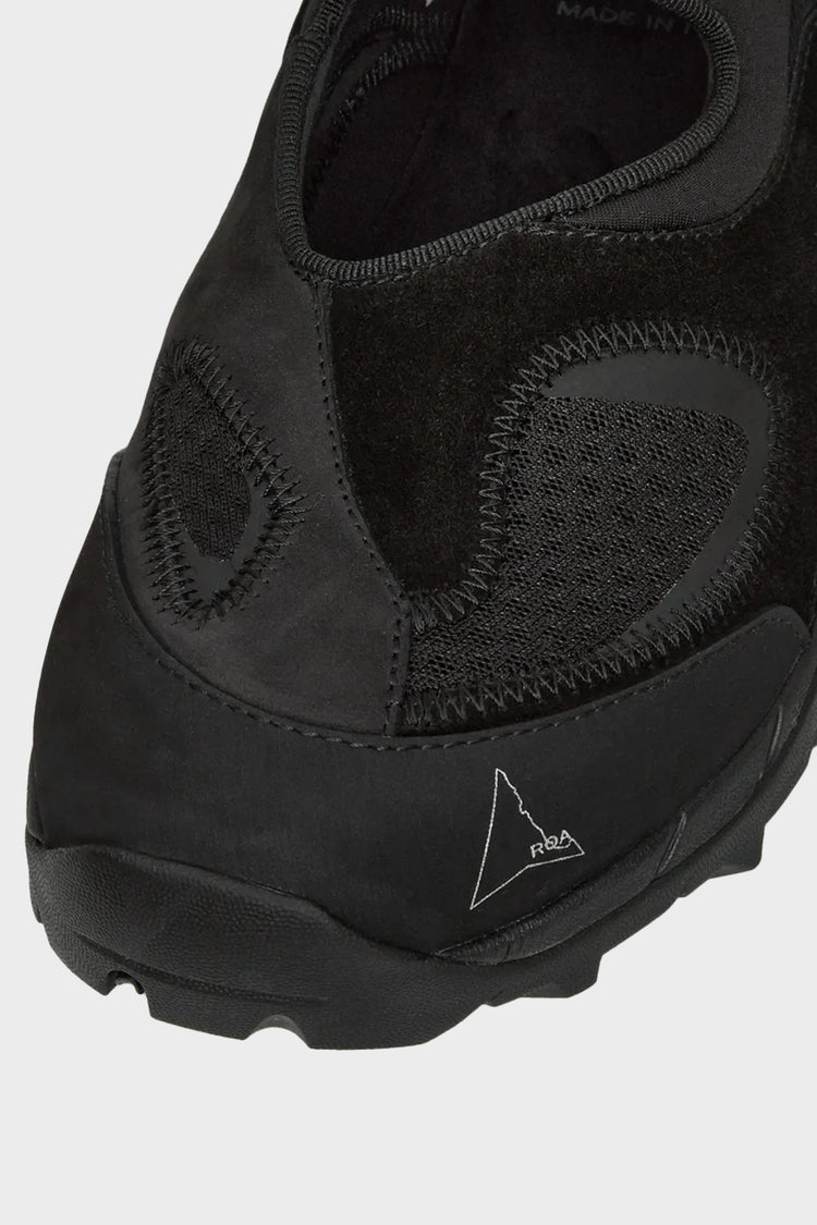 ROZES MEN WOVEN black sandals