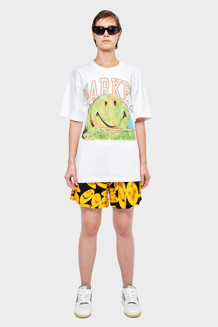 damskie#@Koszulka SMILEY OUT OF BODY biała