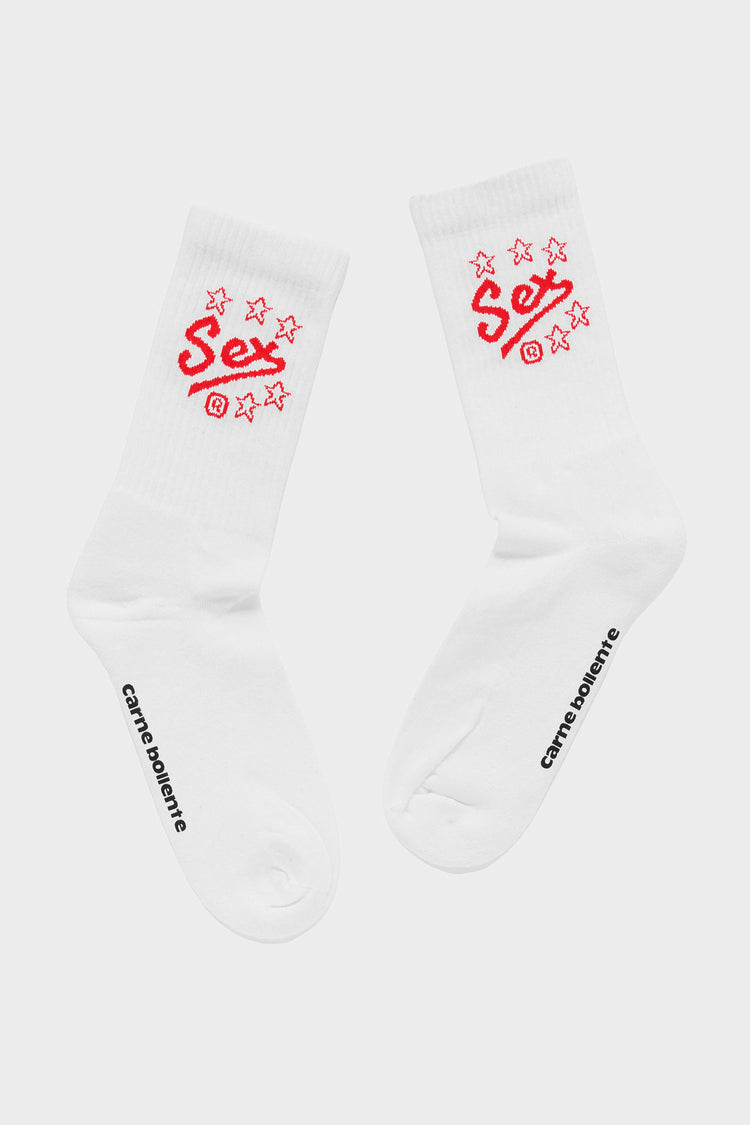 Skarpety SOCKS SHOCKS białe
