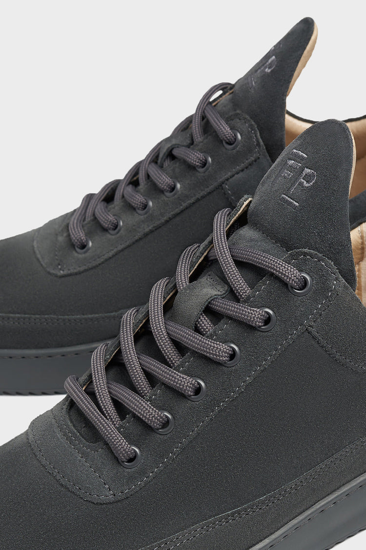 Sneakers LOW TOP SUEDE dark gray