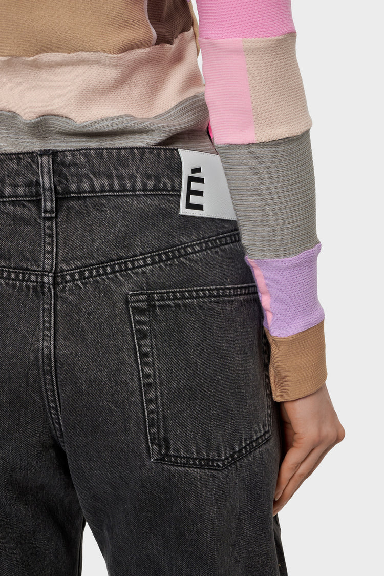 Trousers REGULAR JEANS PANT black