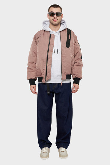 meskie#@Kurtka DIMENSION BOMBER różowa