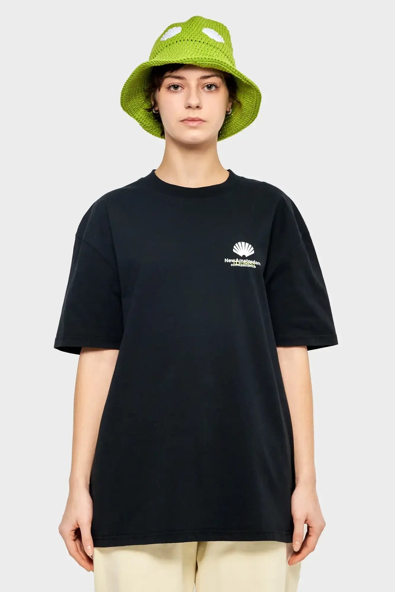 Koszulka LOGO TOURIST TEE czarna