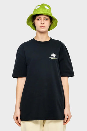 damskie#@Koszulka LOGO TOURIST TEE czarna