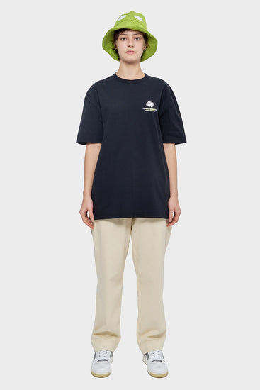 damskie#@Koszulka LOGO TOURIST TEE czarna
