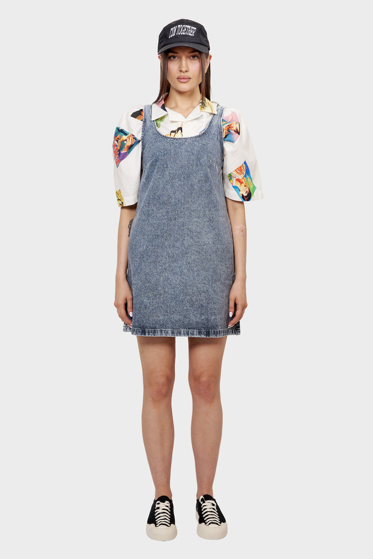 Dress W' IVY DRESS blue