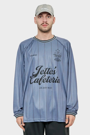 meskie#@Longsleeve LOGO FOOTBALL szary