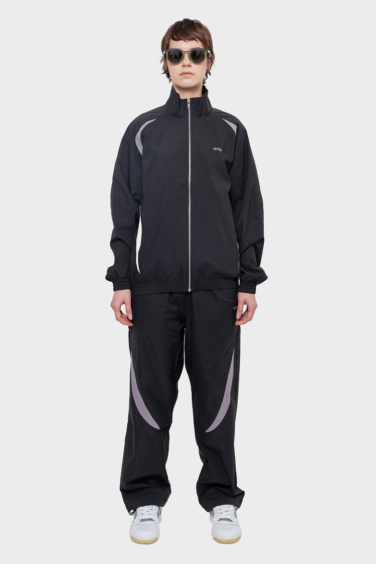 damskie#@Bluza TWO-TONE TRACKSUIT czarna