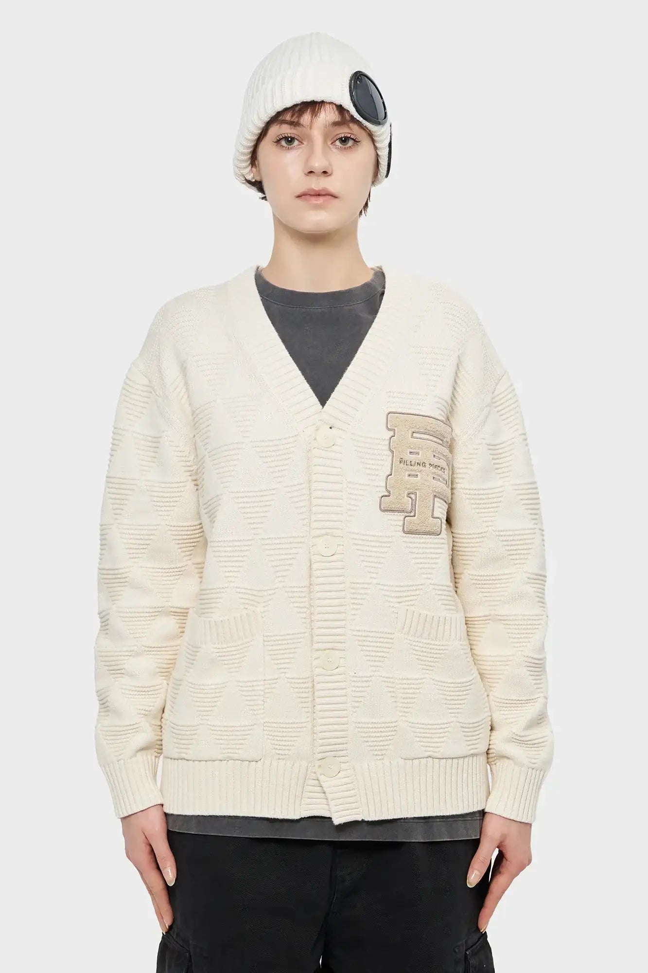 Sweter VARSIRY CARDIGAN biały