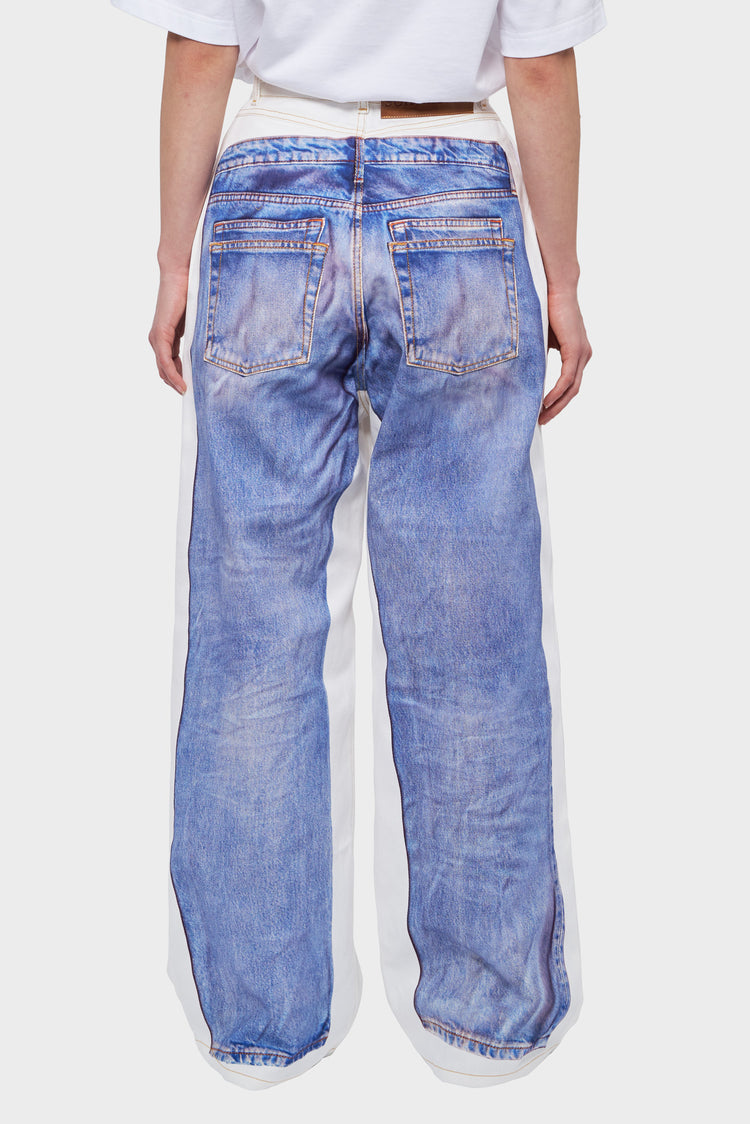 AUGMENTED JEANS trousers white/blue