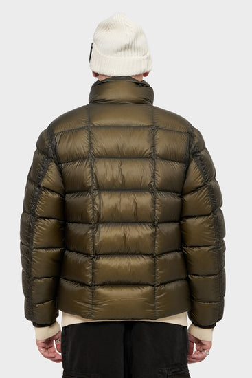 meskie#@Kurtka HOODED SHORT DOWN zielona