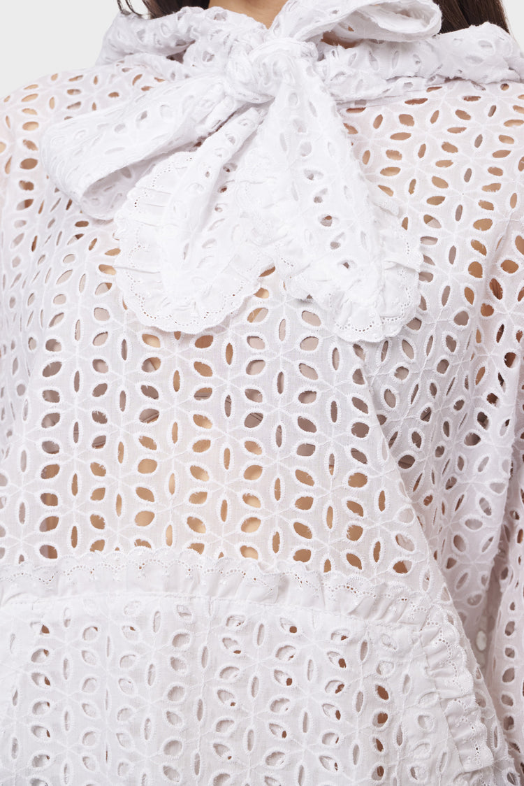 BRODERIA ANGLAISE sweatshirt white