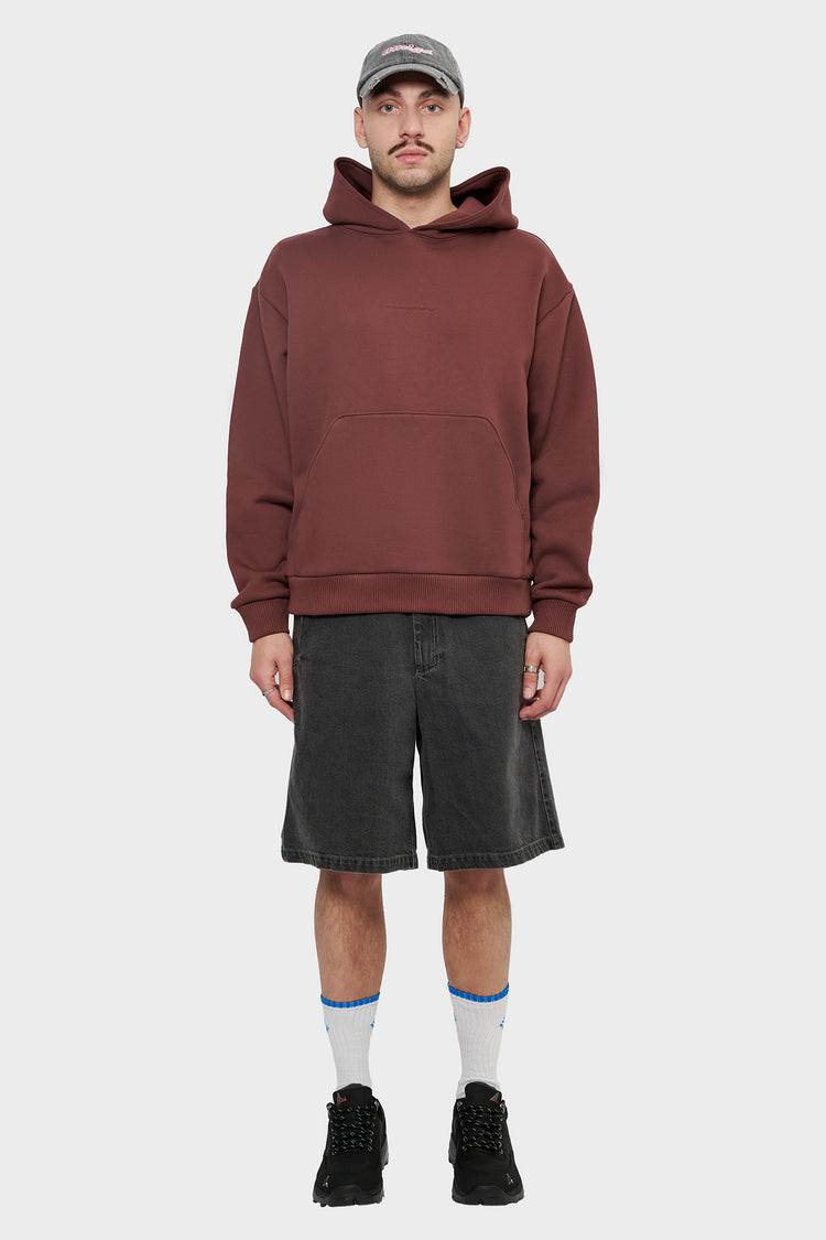 meskie#@Bluza SOHO PO HOODIE 3.0 bordowa