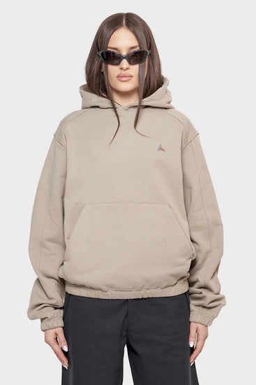 damskie#@Bluza LOGO beżowa