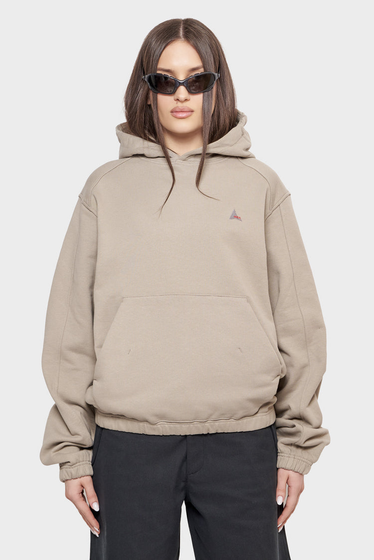 damskie#@Bluza LOGO beżowa