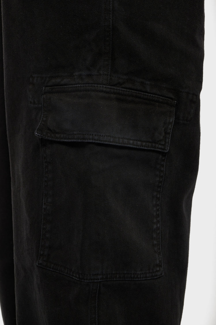 LOOSE CARGO trousers black